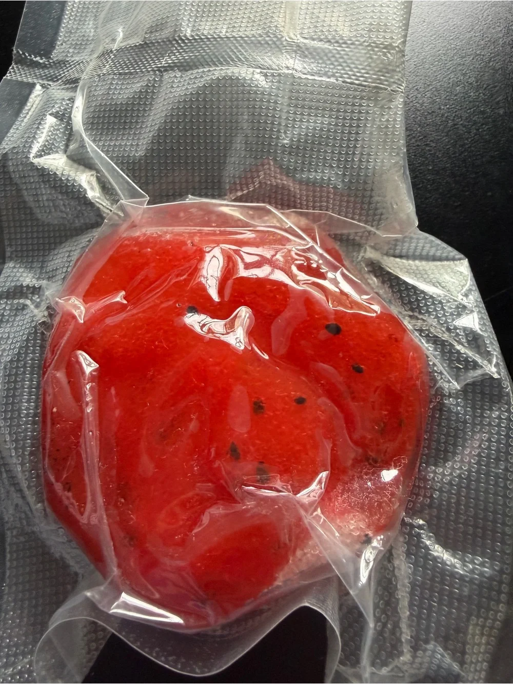 New Red Slush Squishy Toy Watermelon Slushie Crunchy Squeeze ASMR Fidget Tactile